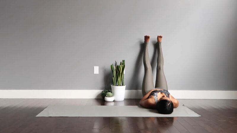 Yoga For Fertility & Conceiving Wall Pose
